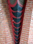 Detail gewelf tussen de bakstenen ribben
<br/>
Gert-Jan Lobbes, 2017-07-02